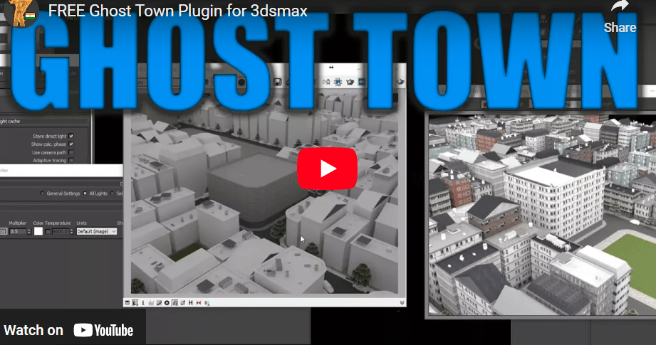 FREE script Ghost Town Plugin for 3dsmax