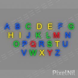 Alphabets 01 P3D15