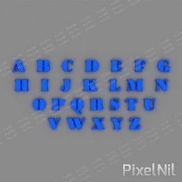 Alphabets 04 P3D15