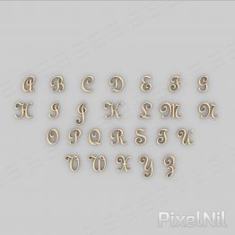 Alphabets 06 P3D15
