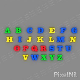 Alphabets 07 P3D15