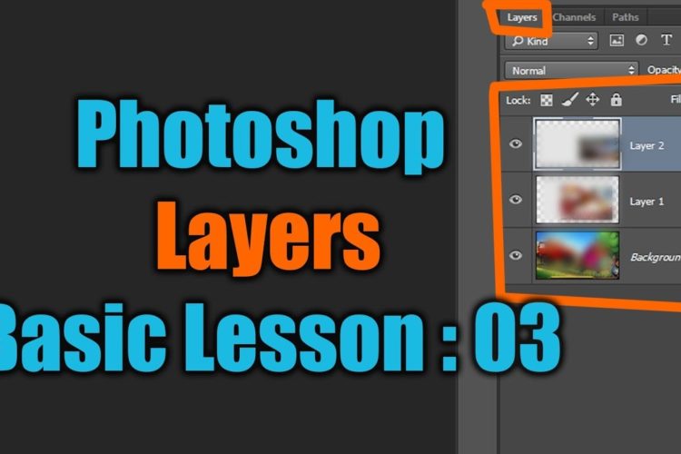 Photoshop Layers Basic Lesson : 03