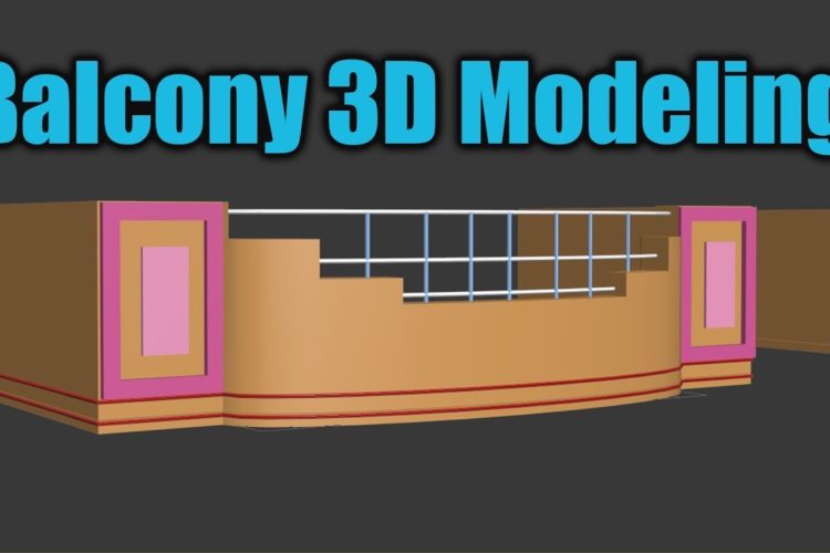 Balcony 3D Modeling In 3Dsmax