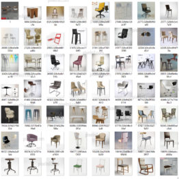 181 Chairs 3dmodels Collection