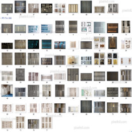 74 Wall Panels 3dmodels Collection