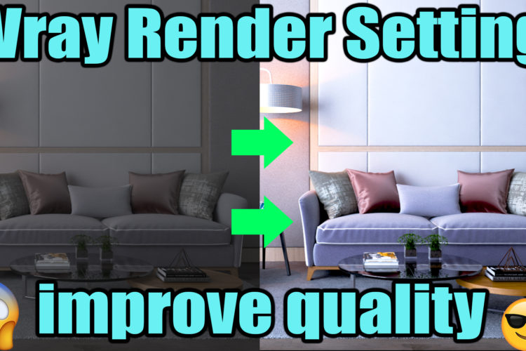 Vray Render Setting For Quality Render Hindi tutorial