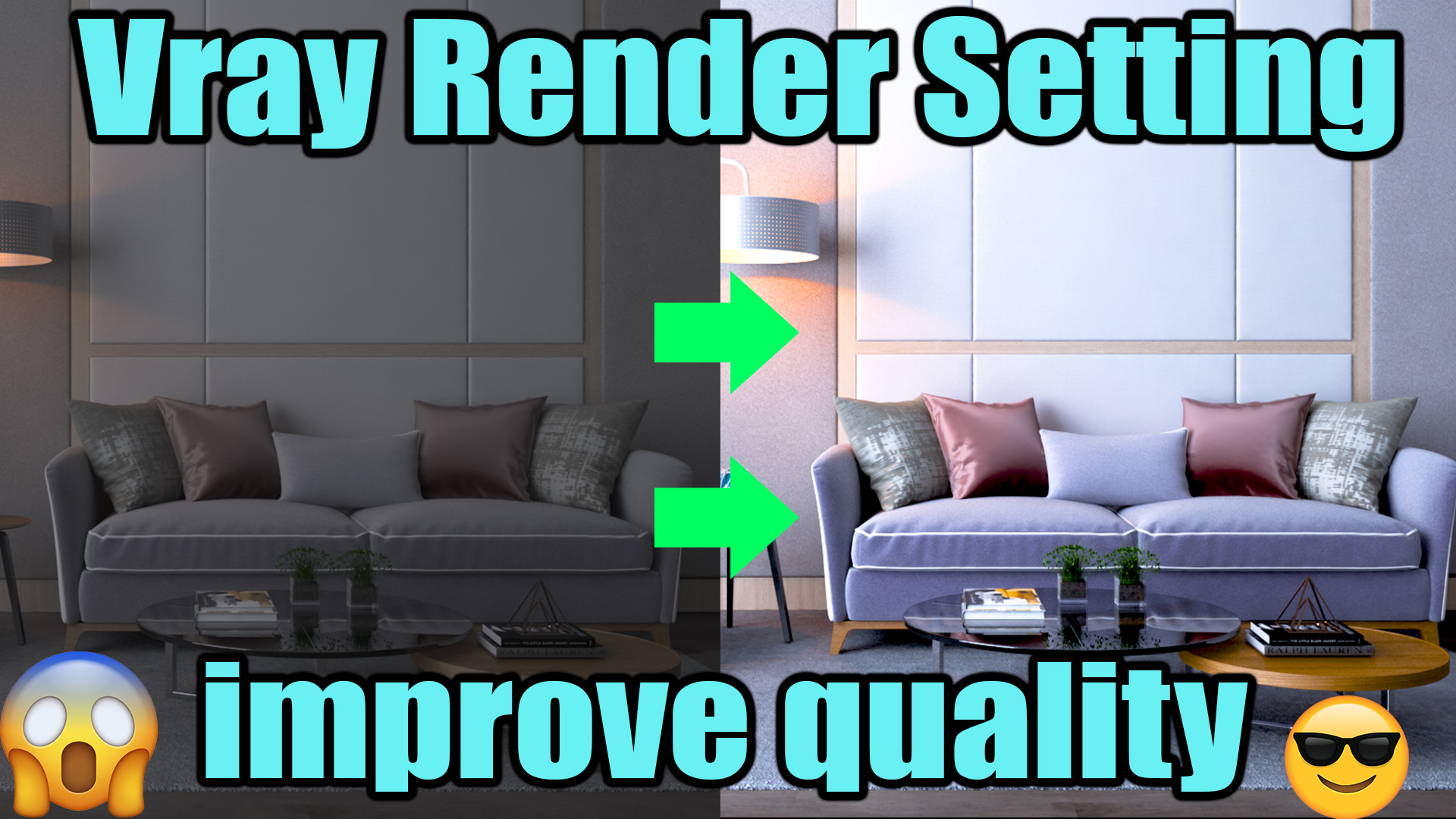Vray Render Setting For Quality Render Hindi tutorial