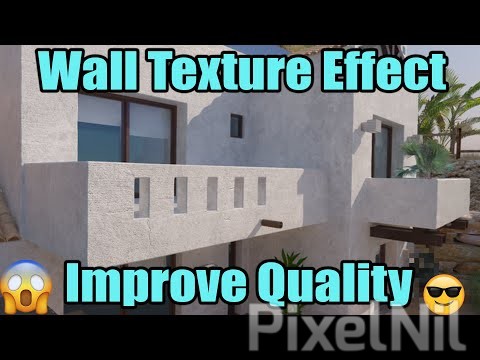 Wall Texture Effect For Quality Render Hindi tutorial