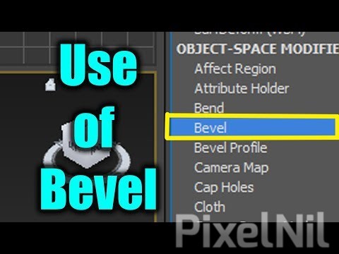 Use of “Bevel” Modifier in 3DsMax