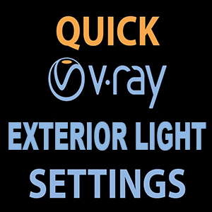 VRAY EXTERIOR LIGHT