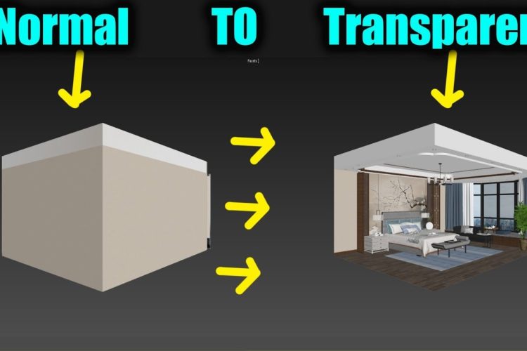 Convert Normal to Transparent Wall Without Missing Texture