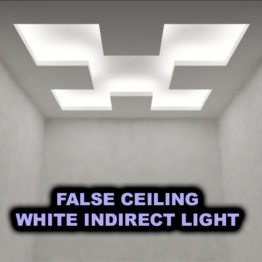 FALSE CEILING WHITE INDIRECT LIGHT 2