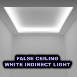 FALSE CEILING WHITE INDIRECT LIGHT