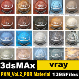PXM_Vol.2_PBR Material VRay thum 2
