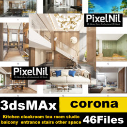 Kitchen cloakroom tea room studio balcony entrance stairs other space 46 sets