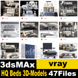 HQ Beds 3D-Models