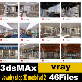 Jewelry shop 3D model vol 2