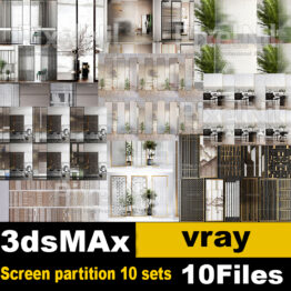 Screen partition 10 sets