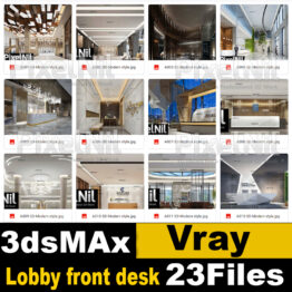 Lobby front desk 23 sets