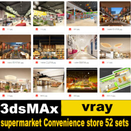 supermarket Convenience store 52 sets