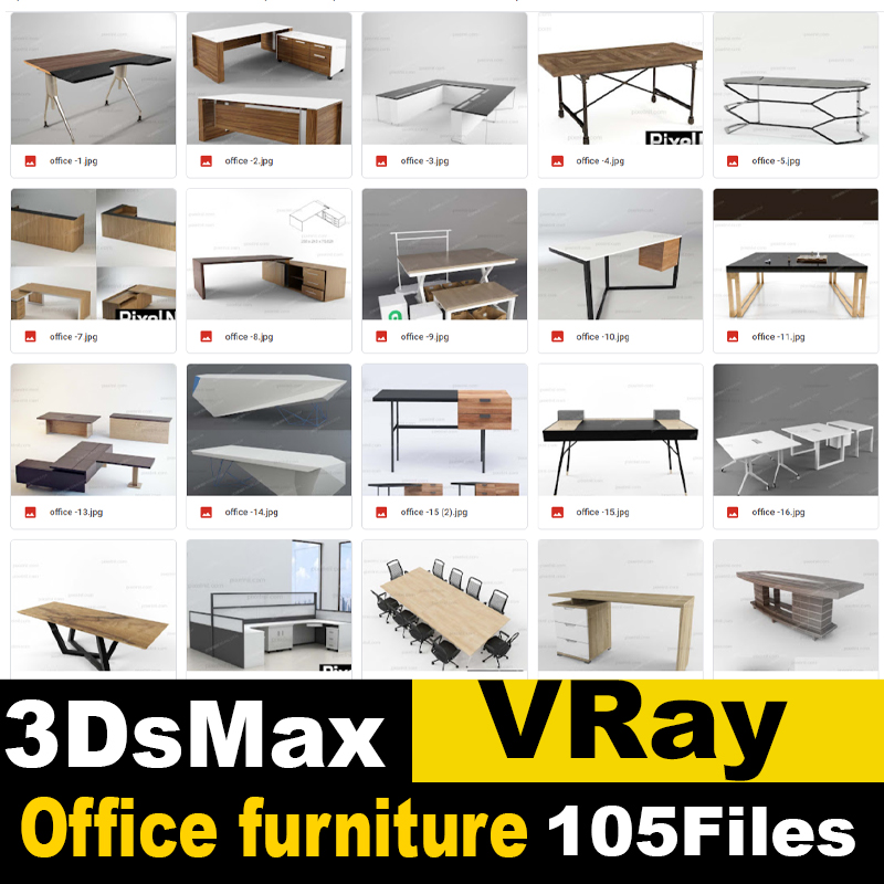 24-Office furniture (105 pieces)