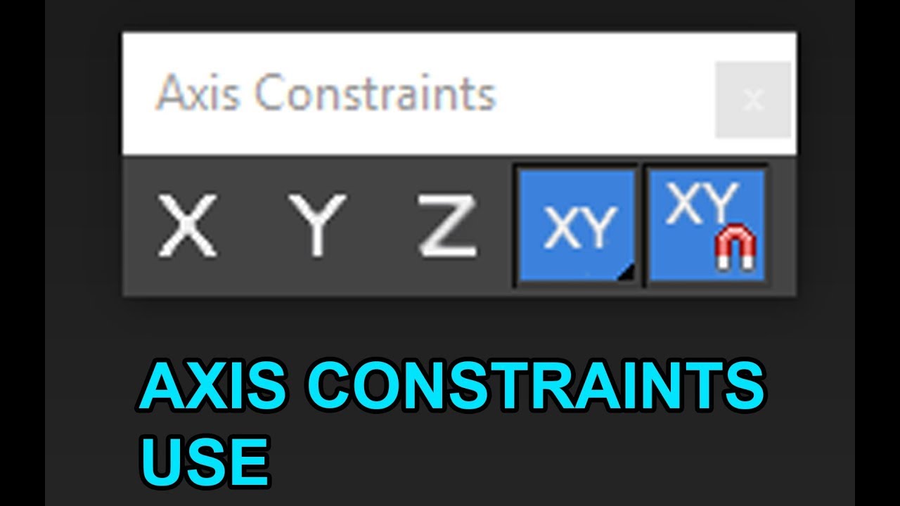 HOW TO USE “AXIS CONSTRAINTS” IN 3DSMAX 2017 (TOO EASY AND SIMPLE TUTORIAL) [Hindi ] beginner