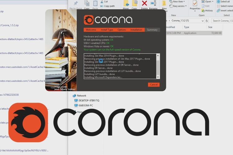 CORONA RENDER 1.5 FOR 3DSMAX 2017  DOWNLOAD