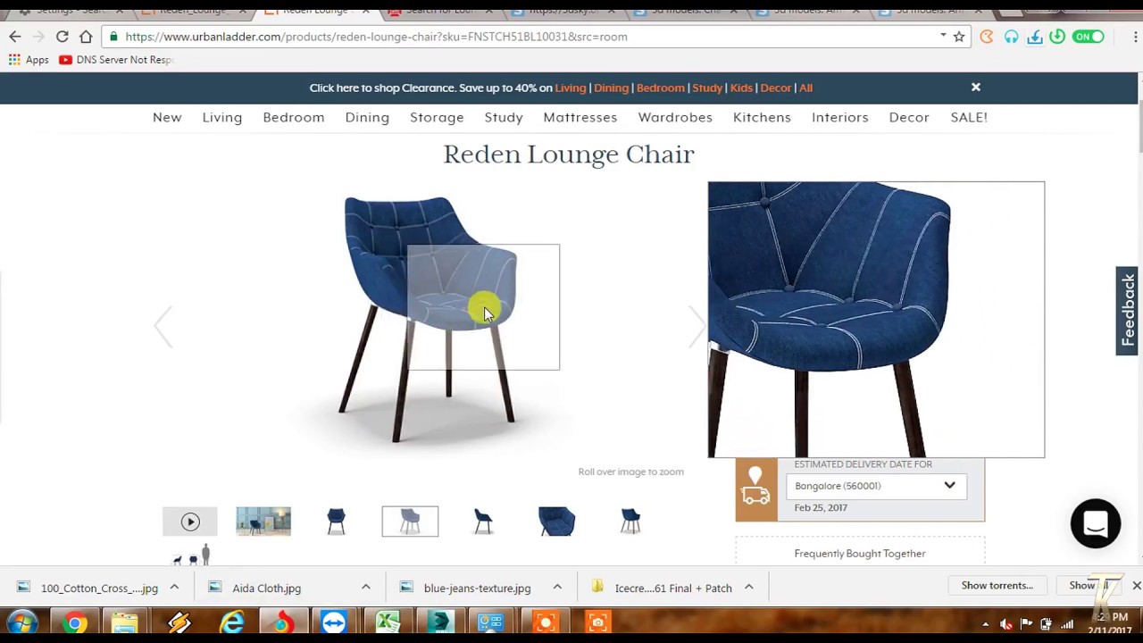 Reden Lounge Chair Modeling In 3Dsmax