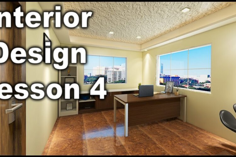 Ceiling Modeling AND Light SETUP in 3dsmax ( Interior Design Lesson 4) HINDI