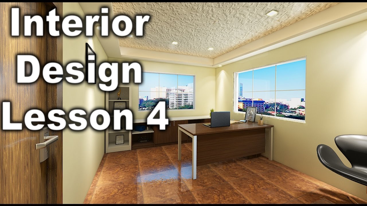 Ceiling Modeling AND Light SETUP in 3dsmax ( Interior Design Lesson 4) HINDI