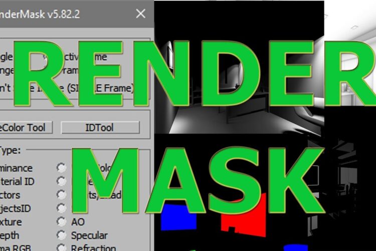 Rendermask Full Tutorial : Part 1 for 3dsmax vray post-production