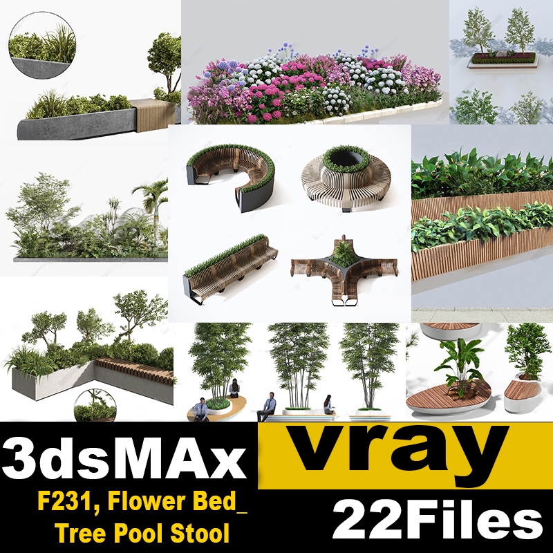 F231, Flower Bed_Tree Pool Stool