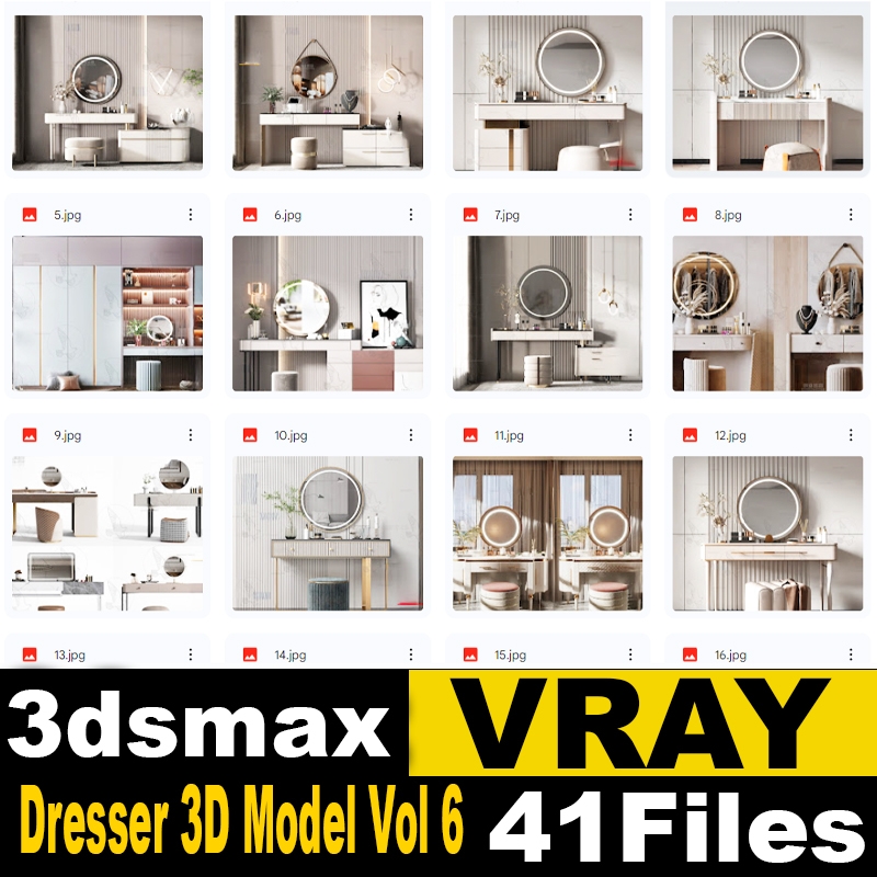 dresser 3D model vol 6