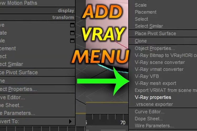 HOW TO ADD VRAY MENU ON VIEWPORT FOR 3DSMAX TO EASY