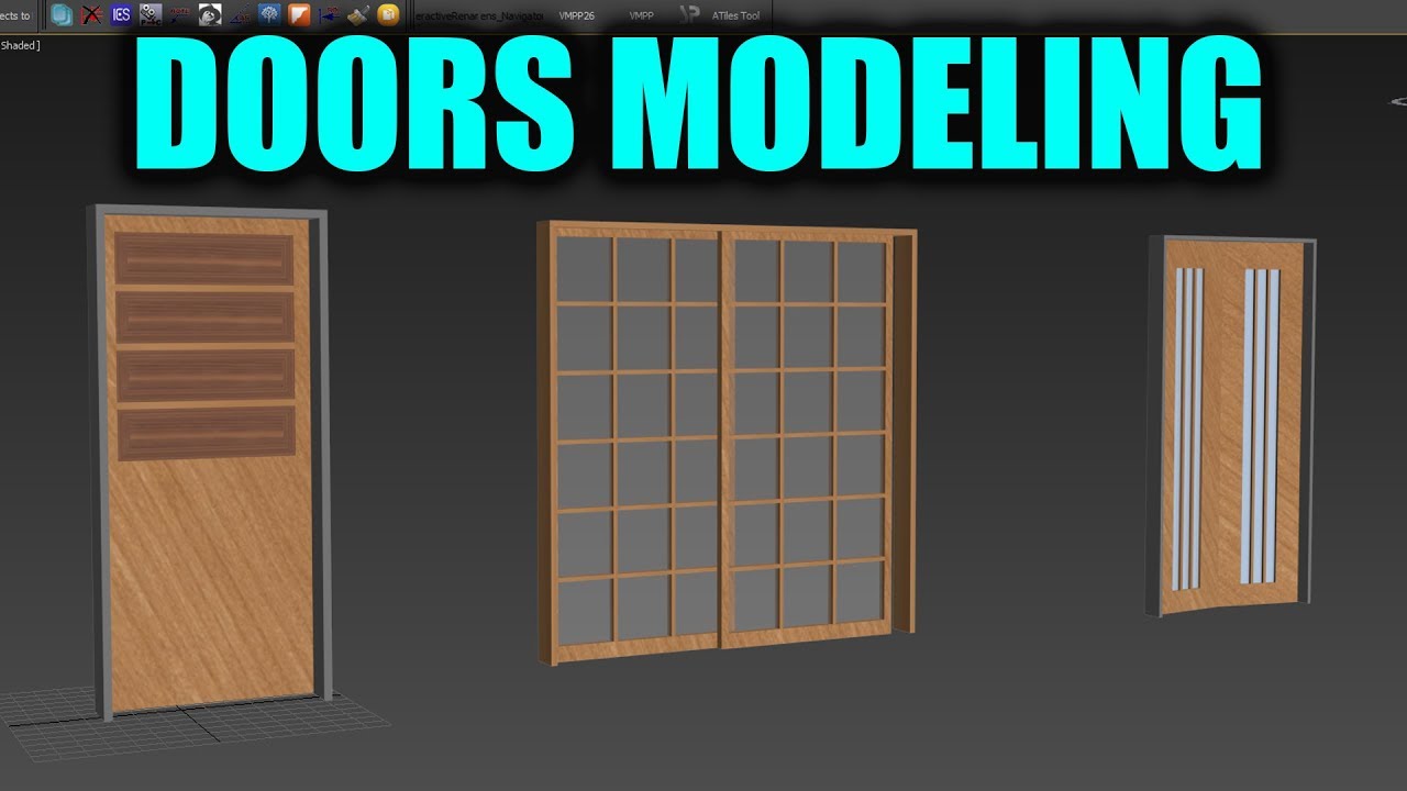 Doors Modeling in 3dsmax