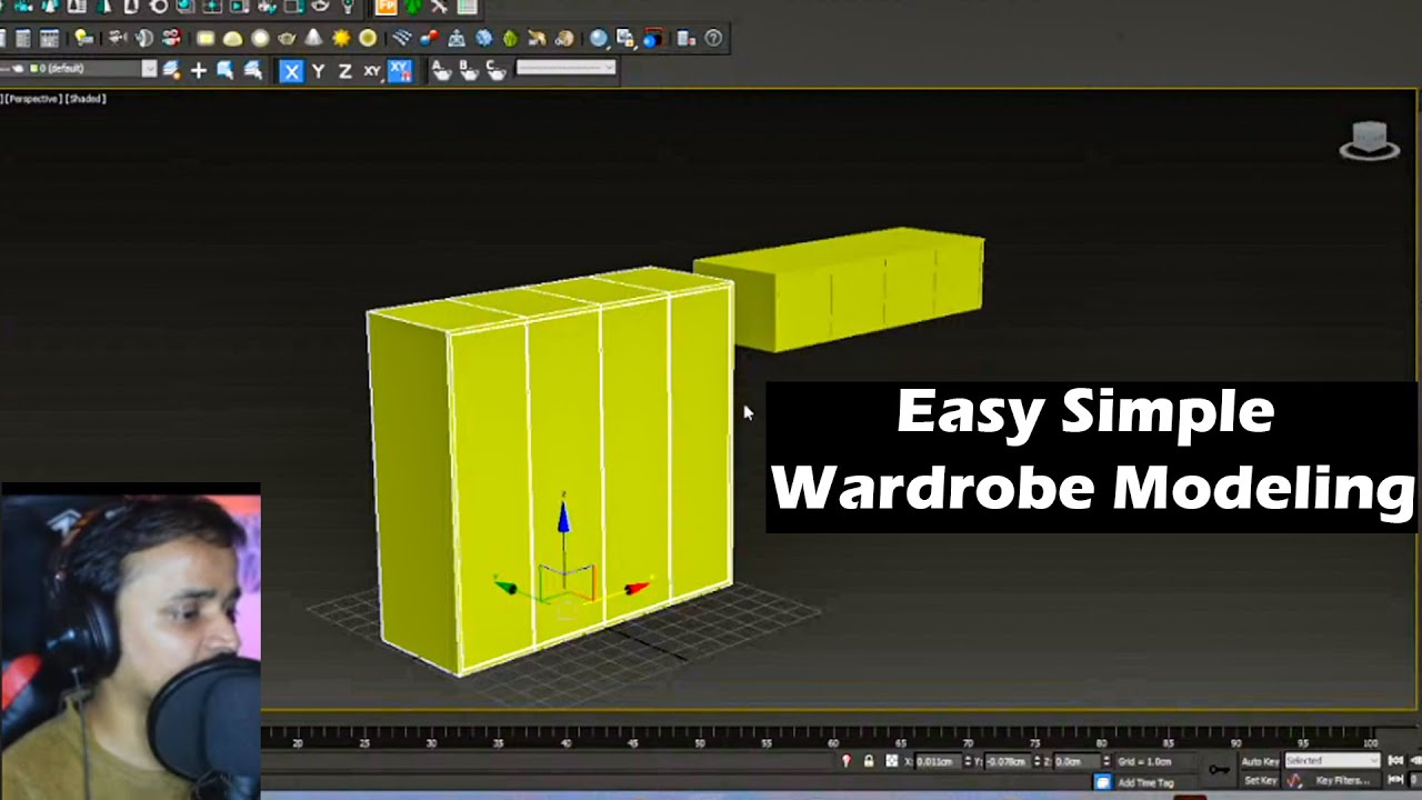 Ek Box Se wardrobe Modeling | Edit poly| kaboomtechx