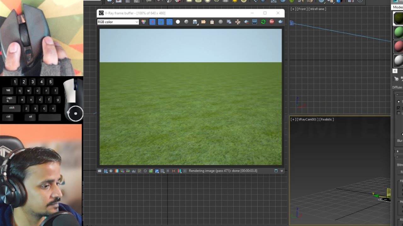 VrayPlane TEXTURE Unlimited GRASS | kaboomtechx | LIVE CLASS HIGHLIGHTS