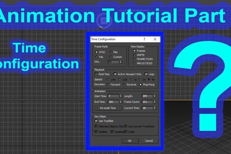 Animation Basic Easy Tutorial Part 1 |Time Configuration | 3dsmax | Hindi
