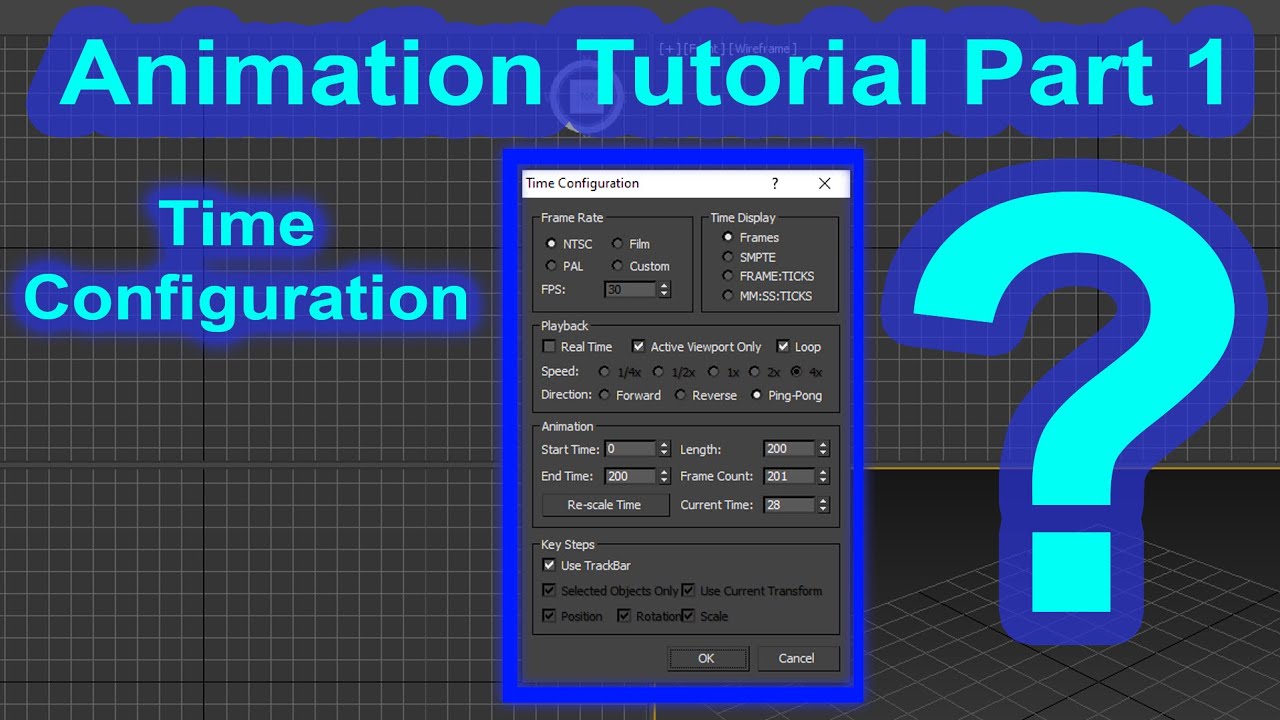 Animation Basic Easy Tutorial Part 1 |Time Configuration | 3dsmax | Hindi