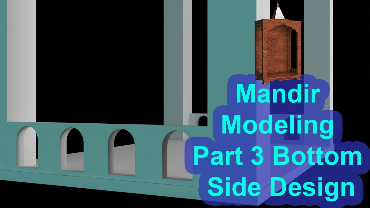 Mandir Modeling Part 3 | 3dsmax| Hindi tutorials