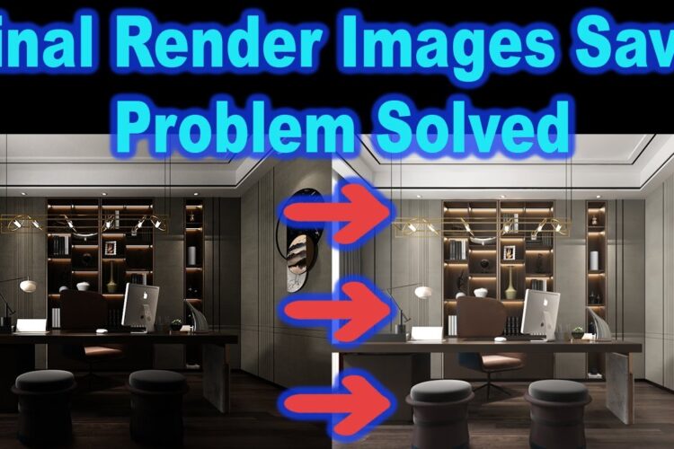 Solve Problem In Saving Final Render Image Hindi Tutorial