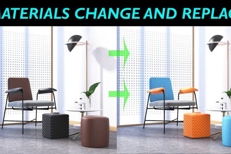 3DSMAX Material Change And Replace Tutorial By KaboomTechx