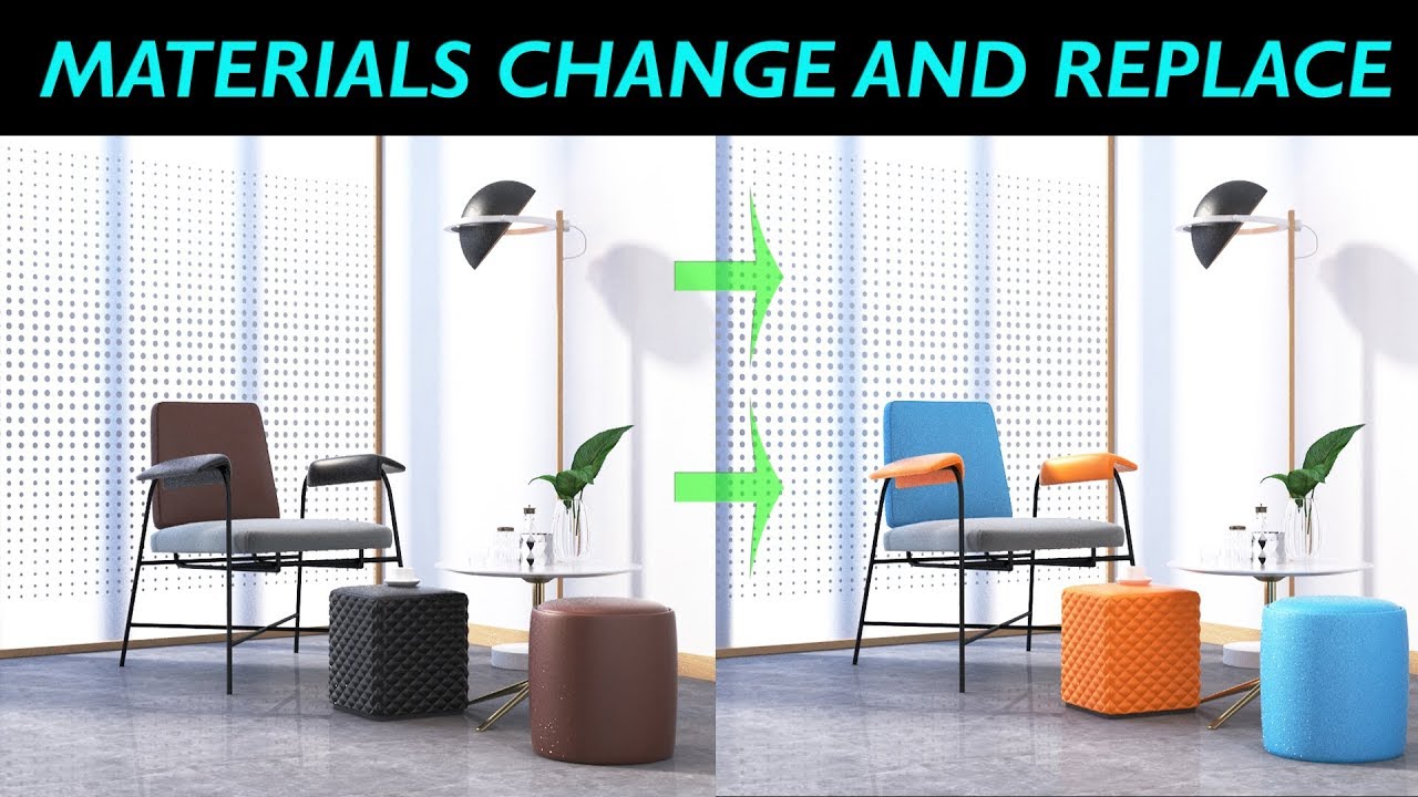 3DSMAX Material Change And Replace Tutorial By KaboomTechx