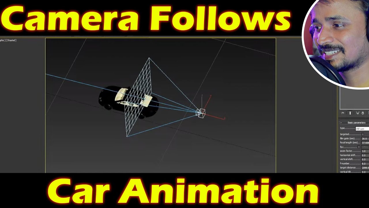 Camera Follows Car Animation 😍🤗| kaboomtechx