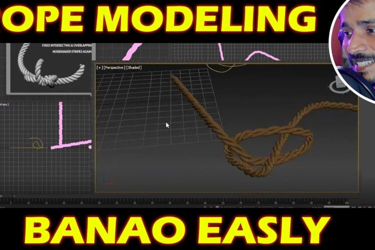 Rope modeling 🤗 | kaboomtechx