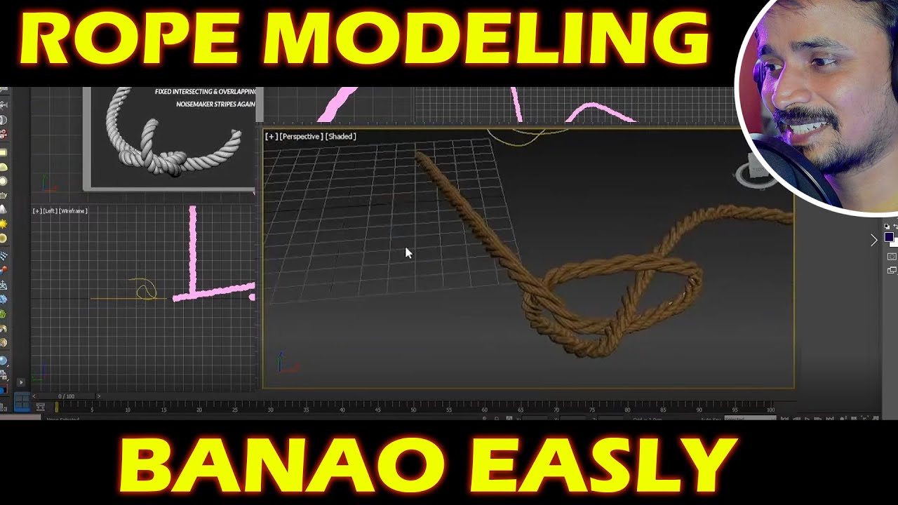 Rope modeling 🤗 | kaboomtechx