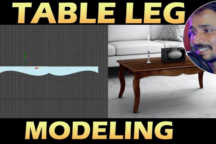 Table leg Modeling 😍| kaboomtechx