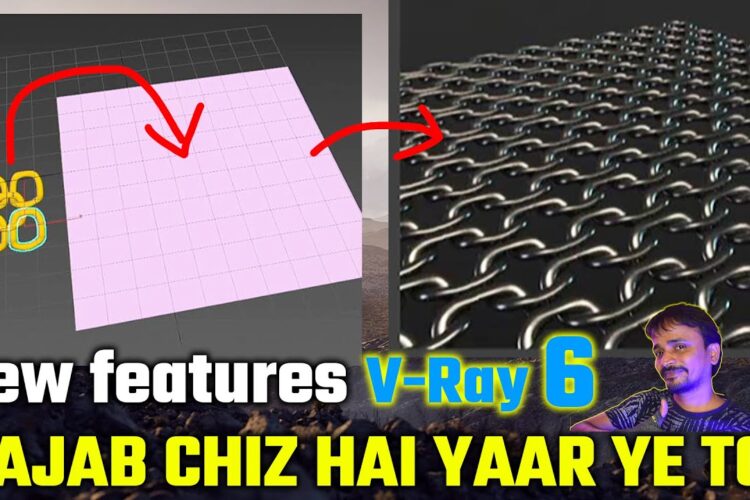 V-Ray Enmesh With Create Pattern In Vray 6 | kaboomtechx