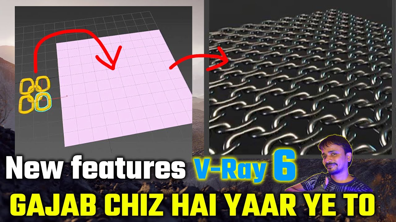 V-Ray Enmesh With Create Pattern In Vray 6 | kaboomtechx