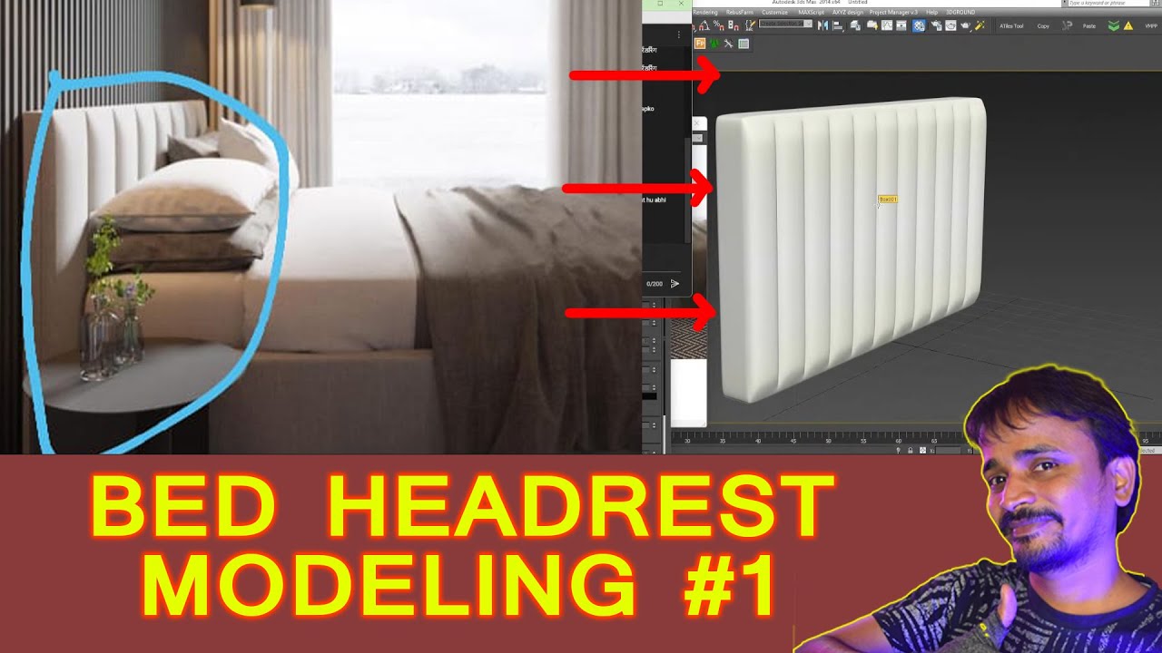 BED HEADREST MODELING #1| kaboomtechx